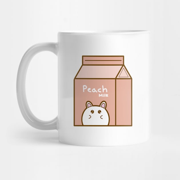 Peach milk by CozyEra